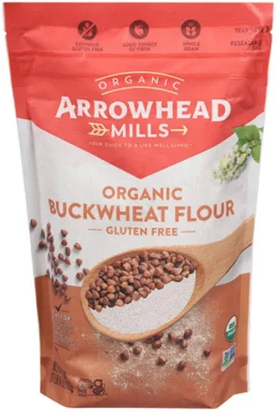 Arrowhead Mills - Flour Buckwheat Organic, 22 oz