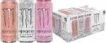 Monster Energy Ultra Variety Pack, Zero Ultra, Ultra Peachy Keen, Ultra Strawberry Dreams, Sugar Free Energy Drink, 16 Ounce (Pack of 15)