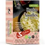 Yuho Organic Shirataki Konjac Pasta Variety 8 Pack Inside, Vegan, Low Calorie Food, Fat Free, Keto Friendly, Zero Carbs, Holiday Gifts, Healthy Diet