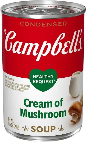 Campbell&#039;s Healthy Request Cream of Mushroom 🍲Soup 10.5 Ounce (Pack of 12)