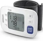 Omron Gold Blood Pressure Monitor, Portable Wireless Wrist Monitor, Digital Bluetooth Blood Pressure Machine- White