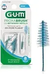 G-U-M Proxabrush Refills For Wide Tooth Spaces, Tapered, 614Rn - 8 Ea