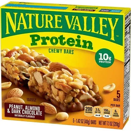 Nature Valley Protein Chewy Bars Peanut Almond & Dark Chocolate