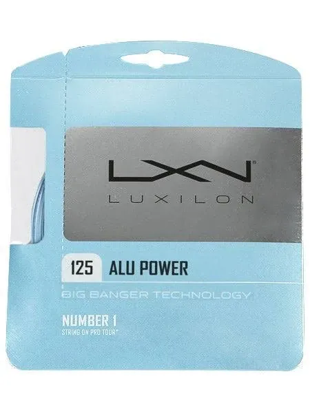 Luxilon - WRZ990210 - L.E. Alu Power 125/16L Tennis Racque String Set - BLUE