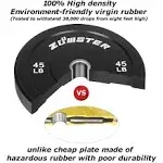 Bumper Plate Olympic Weight Plate Bumper Weight Plate with Steel Insert Stren...