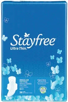 Stayfree Ultra Thin Regular Pads With Wings (10.1 oz)