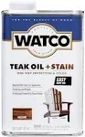 Watco 348746 Oil and Stain, Warm Glow, Hazelnut, Liquid, 1 qt Can