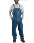 Carhartt Loose Fit Denim Bib Overalls, Men's Darkstone