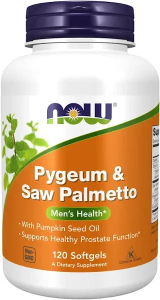 NOW Pygeum & Saw Palmetto