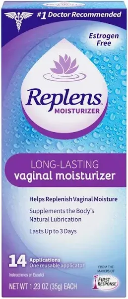 Long-Lasting Vaginal Moisturizer - Estrogen &amp; Fragrance Free - 14 Applications