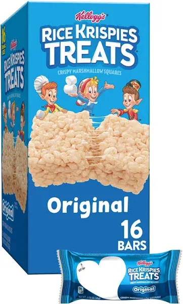 Kellogg's Rice Krispy Treats Crispy Marshmallow Squares Original Value Pack