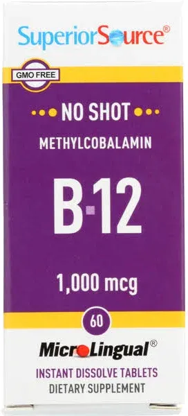 Superior Source No Shot Methylcobalamin B12