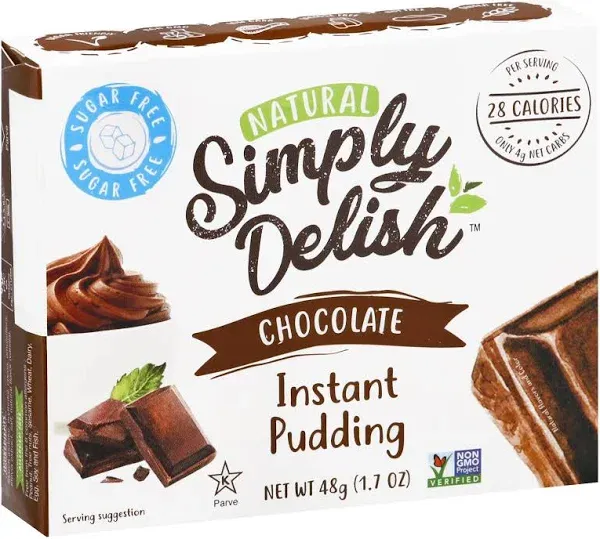 Simply Delish Sugar Free Chocolate Instant Pudding (1.7 oz)