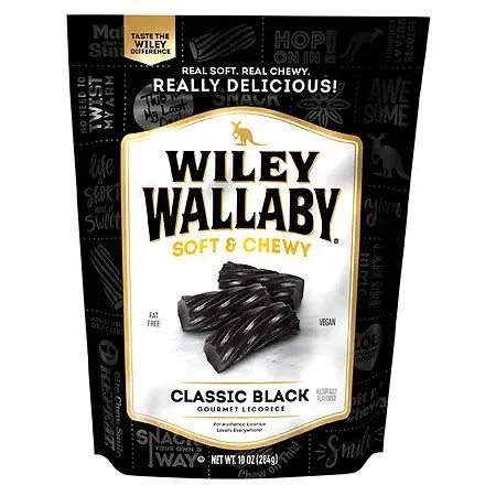 Wiley Wallaby Black Licorice