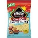 On The Border Cafe Style Tortilla Chips Lightly Salted 11 oz Pack of 3