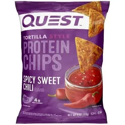 Quest Protein Chips Tortilla Style Spicy Sweet Chili