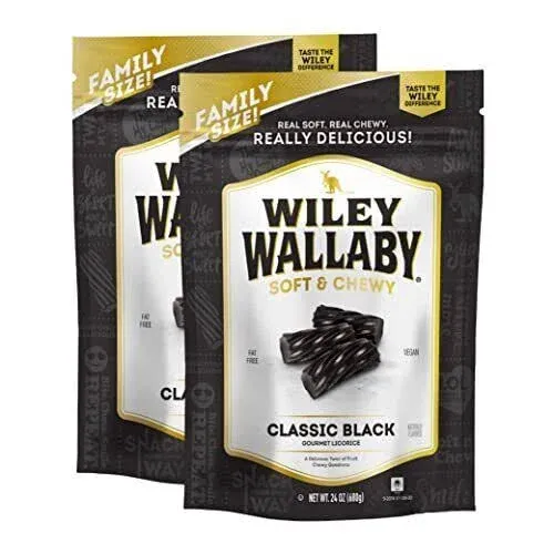 Wiley Wallaby Black Licorice