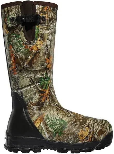 Lacrosse Alphaburly Pro Side-Zip 18" Size 6 Realtree Edge 1000g Insulated Hunting Boots 376030-06