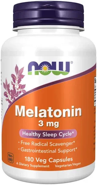 Now Melatonin 3 mg