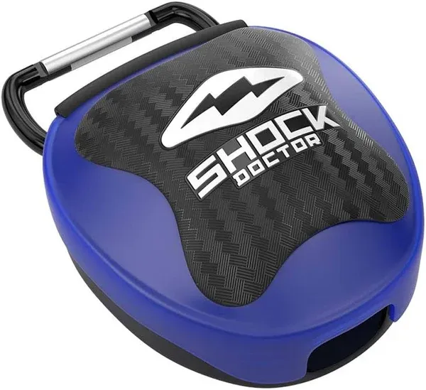 Shock Doctor Anti Microbial Blue Mouthguard Case