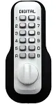 Lockey USA M210WH Mechanical Keyless Deadbolt White