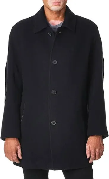 Cole Haan Men's Wool Cashmere Topper Coat