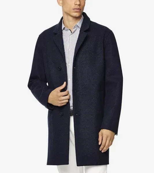 Cole Haan Men's Stretch Wool Top Coat