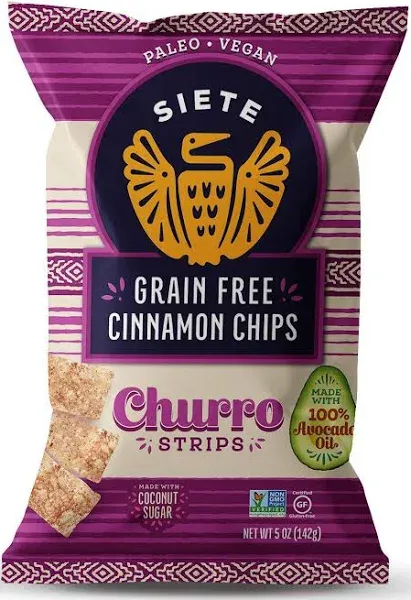 Siete Grain Free Churro Strips Cinnamon 5 oz