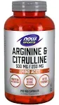 Now Foods Arginine & Citrulline 500/250 mg 240vc