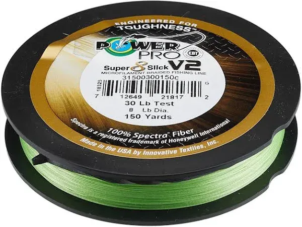 Power Pro Super Slick V2 1500yd