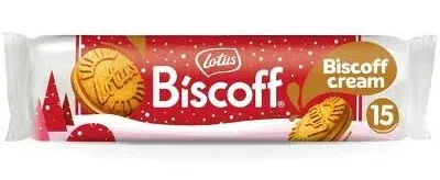 Lotus Biscoff Cream Sandwich Cookies (5.29 oz, 15 ct)