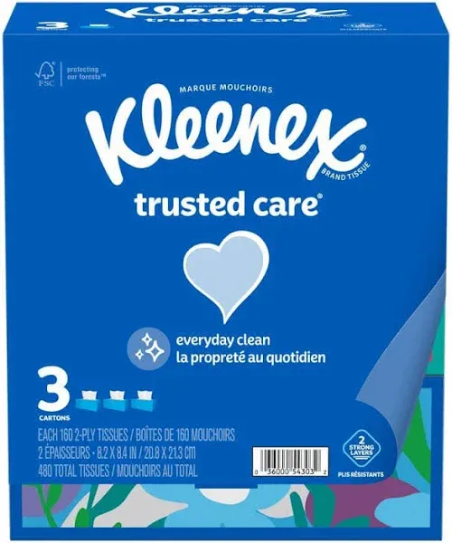 Kleenex Trusted Care Facial Tissue