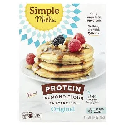 Simple Mills, Protein almond Flour Pancake Mix, Original, 10.4 oz (295 g)