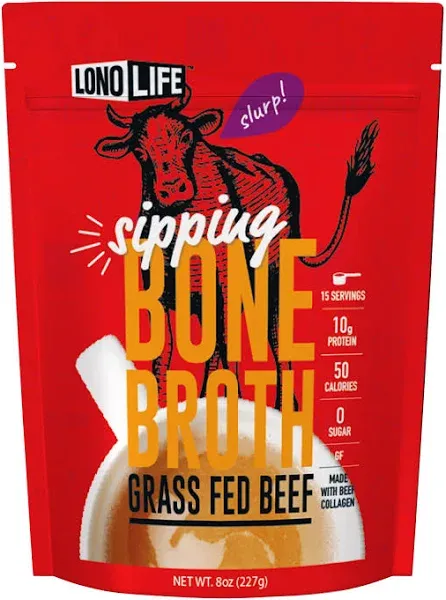 LonoLife Grass-Fed Beef Bone Broth Powder