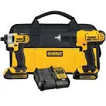 DeWalt DCK240C2 20V MAX* Drill Driver/Impact Driver Combo Kit