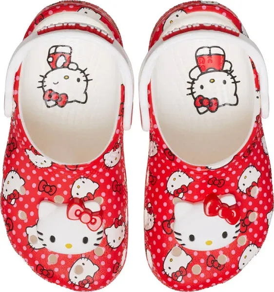 Crocs Toddler Hello Kitty Red Classic Clog