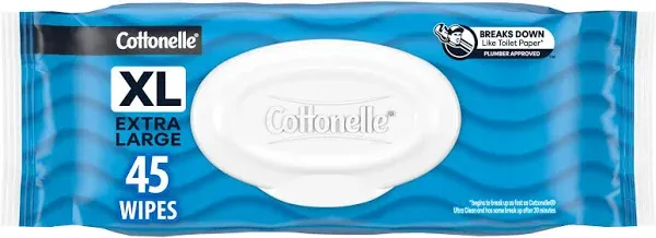 Cottonelle Extra Large Flushable Wipes