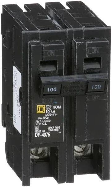 Square D Circuit Breaker HOM2100