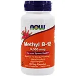 NOW FOODS B-12 Methyl 5000 mcg 90 veg caps.