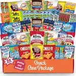 Snack Box Care Package Variety Pack Snack Pack(60 Count)candy Gift Basket for Kids Adults Teens Family College Student - Crave Food Birthday