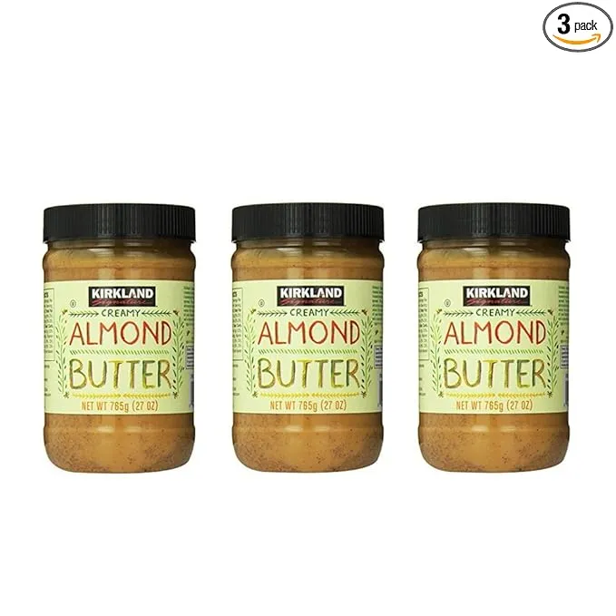 Kirkland Signature 27 oz Creamy Almond Butter Pack of 3