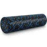 ProsourceFit High Density Speckled Black Foam Roller for Myofascial Release, Trigger Point Massage, and Muscle Therapy