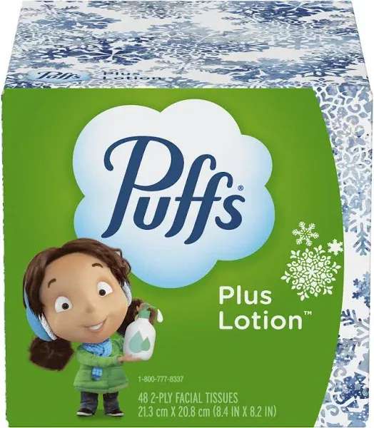 Puffs Plus Lotion Facial Tissue