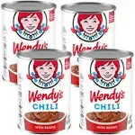 Wendy Chili With Beans Value Pack | 15 Ounce Can | Pack of 4