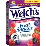 Welch's Fruit Snacks, Berries 'N Cherries, Family Size