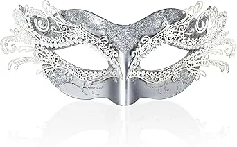 2024 Women's Masquerade Mask with Sparkle Rhinestone