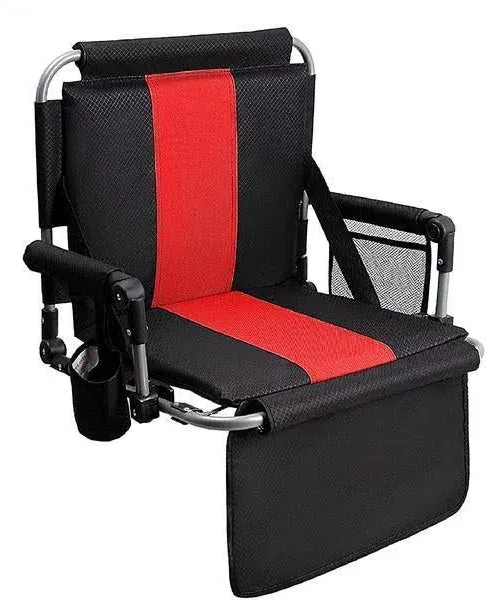 ALPHA CAMP Bleacher Chairs Folding Stadium Seat