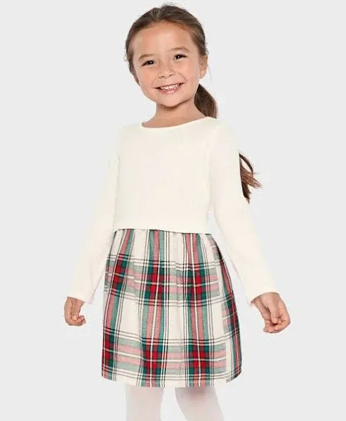 The Children's Place Baby Girls' And Toddler Long Sleeve Casual Dresses