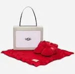 Ugg Children's Infants Bixbee and Lovey Blanket, Samba Red, 2/3m