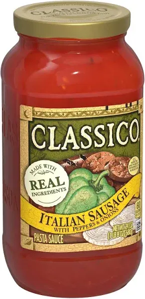 Classico Italian Sausage with Peppers & Onions Pasta Sauce